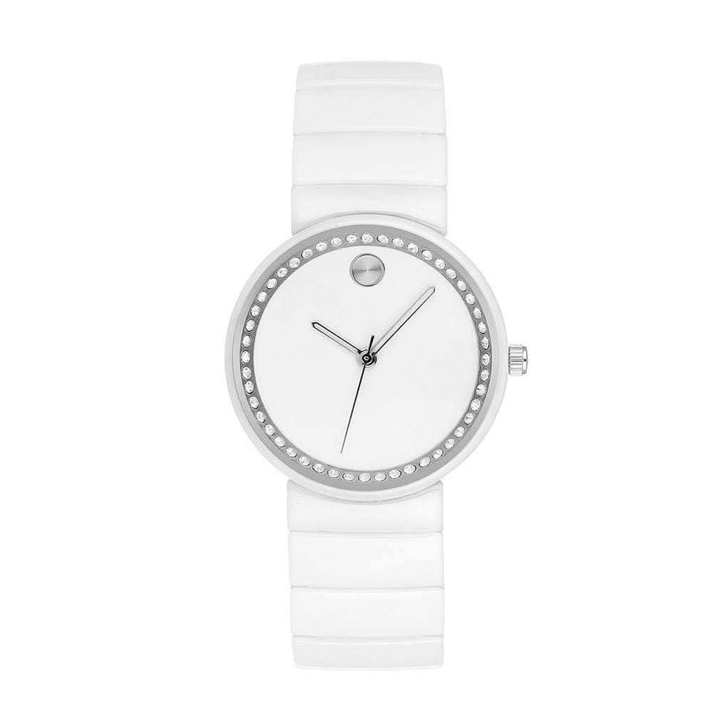 Shelltier SILVER OFF WHITE WATCH