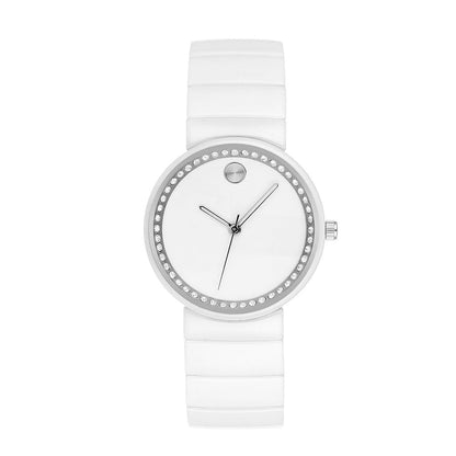 Shelltier SILVER OFF WHITE WATCH